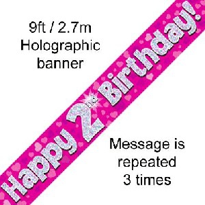 banner-happy-2nd-birthday-pink